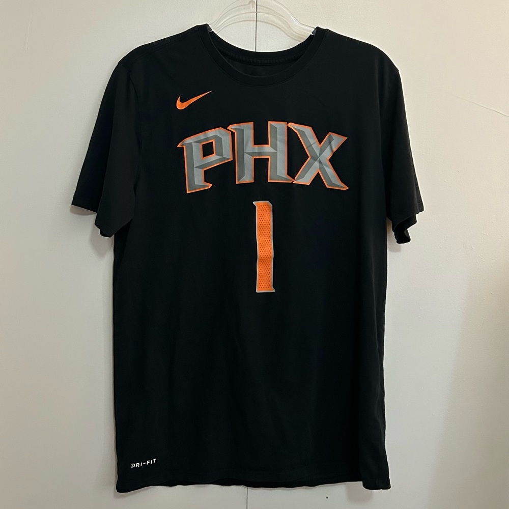 Nike Men's Black Phoenix Suns Jersey Devon Booker # 1 size Large